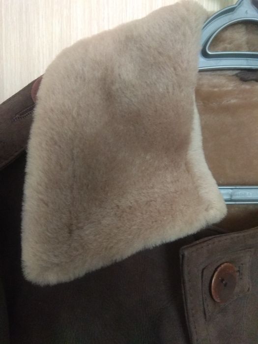 Дублёнка мужская коричневая