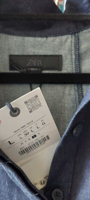 Rochie Tunică Zara Denim Chic - Nouă, Mărimea L