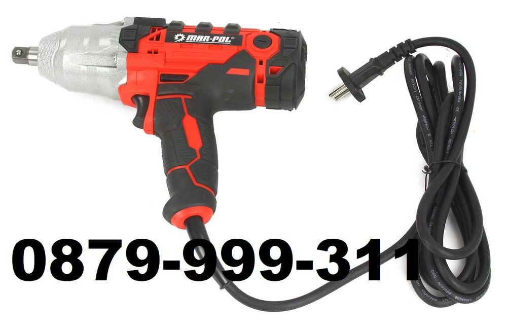 Електрически гайковерт 1/2" 720 Nm MARPOL + ПОДАРЪК 4 вложки инструмен