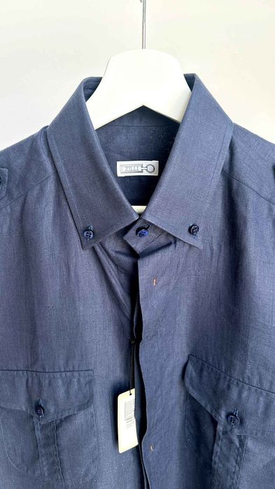 Мужская льняная рубашка ZILLI