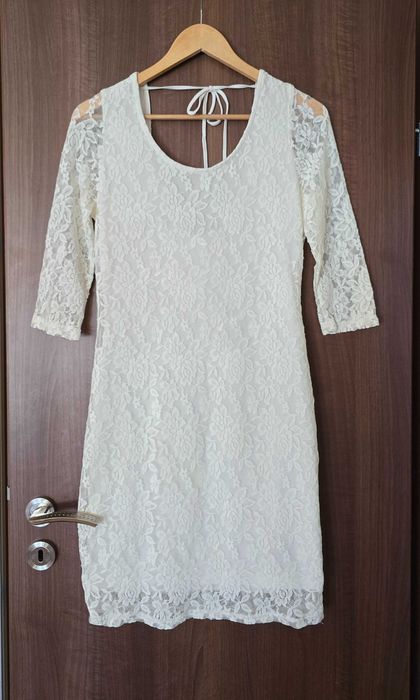 Нова дамска рокля дантела размер М