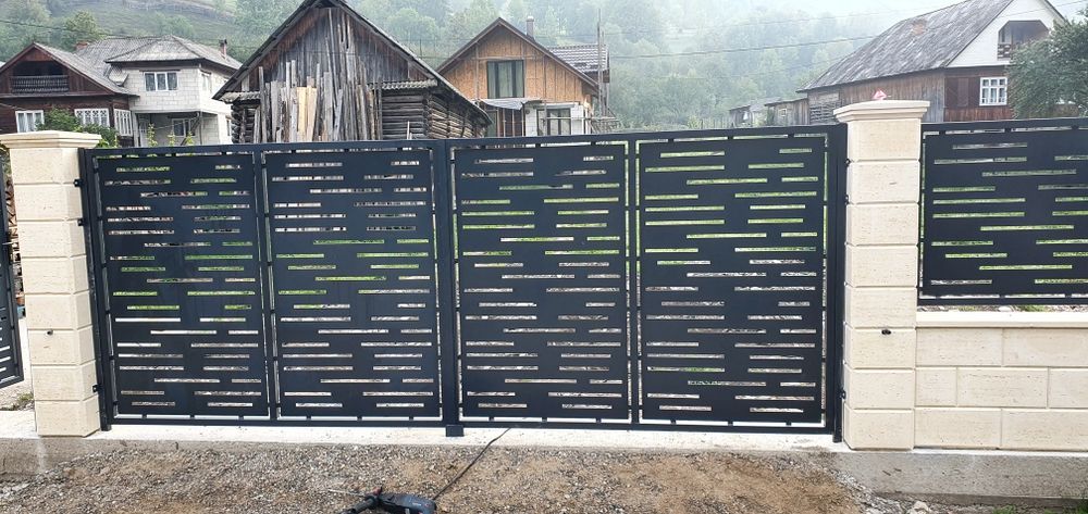 Garduri porti balustrade confectii metalice vopsitorie electrostatica