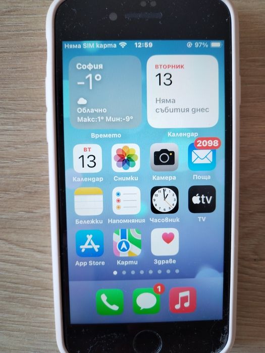 Apple iPhone SE 2020 64GB, 100 % батерия