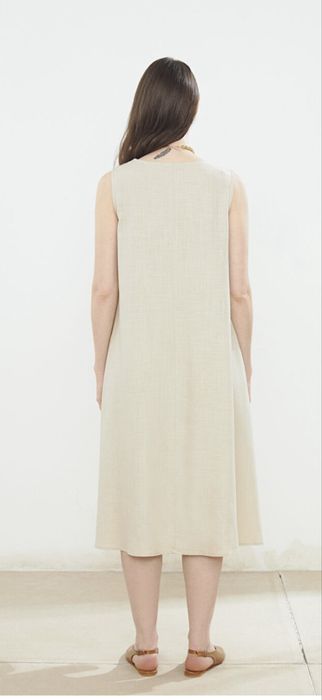 Рокля от ленена смес ХХХЛ