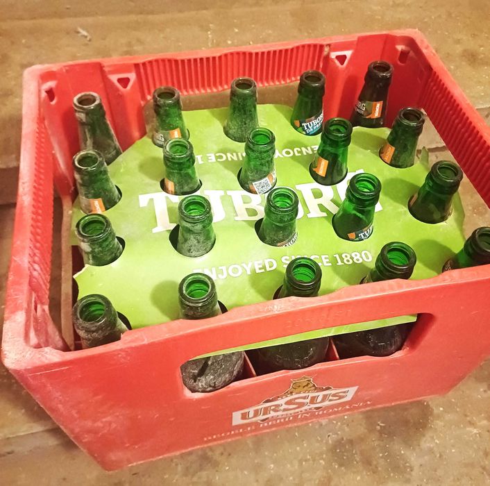 Ladă Navetă cu 20 sticle Tuborg de 0,5l