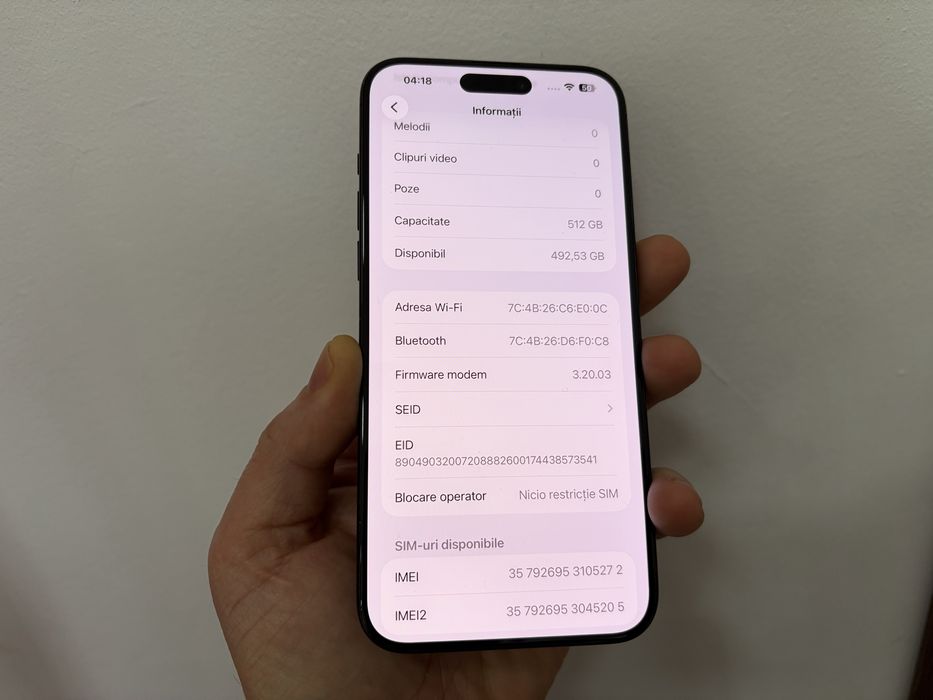 Iphone 15 Pro Max, 512 gb, Black Titanium