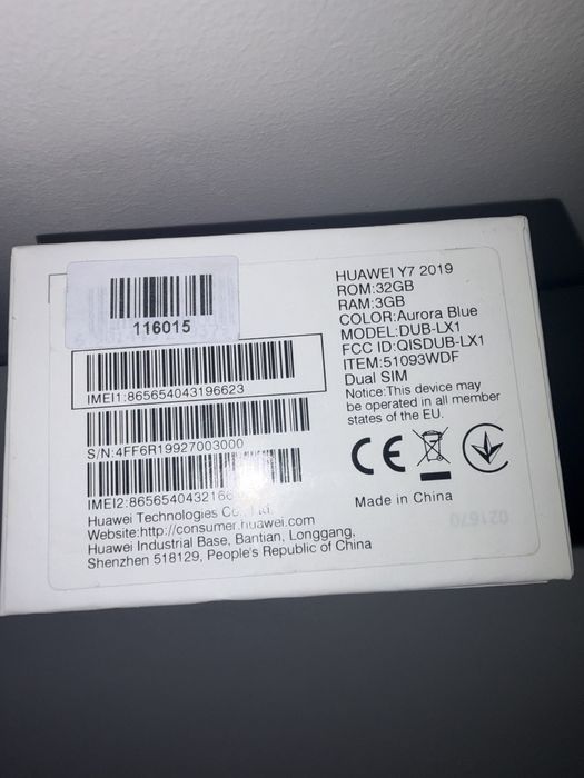 Huawei Y7 2019 – 32 GB – Отлично работещ