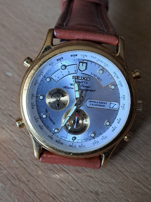 Ceas SEIKO 6M15 Word time