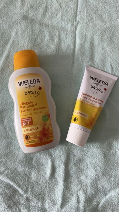 Мало и крем детский Weleda