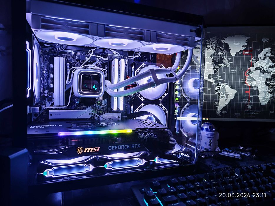 Компютър Ryzen 7 5800X, RTX 3070 8GB, RAM 32GB DDR4 3600, SSD 512GB