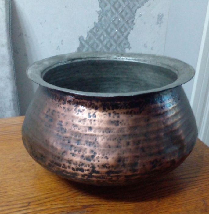 Медный казан для долмы