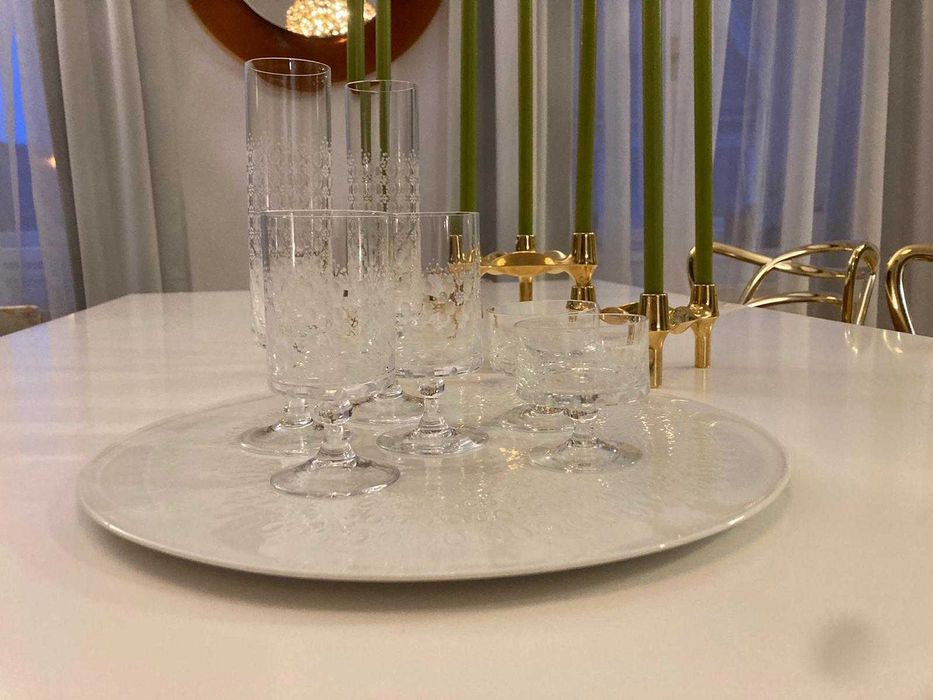 Set Rar Björn Wiinblad pentru Rosenthal Pahare și Tava Servire an 1970