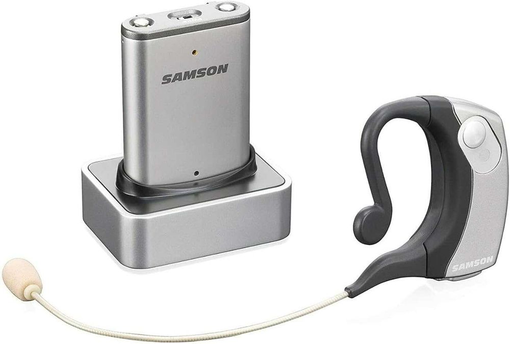 Samson AirLine Micro Wireless Earset System AH2 AR2 Microfon Wireless Headset UHF Fitness Conferinte Nou Sigilat