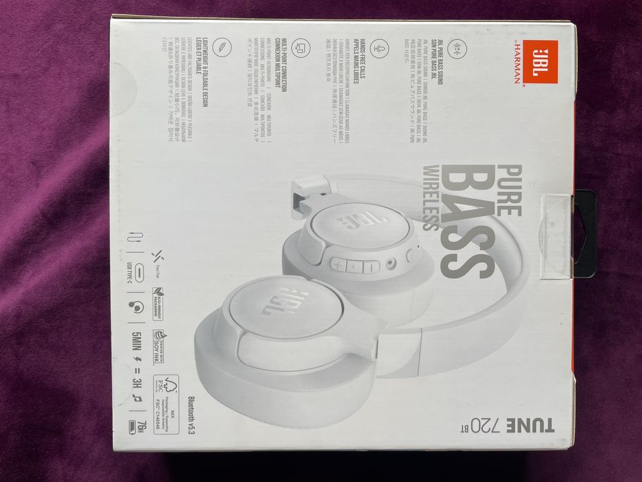 JBL TUNE 720 вт ОРИГИНАЛ новый в упаковке