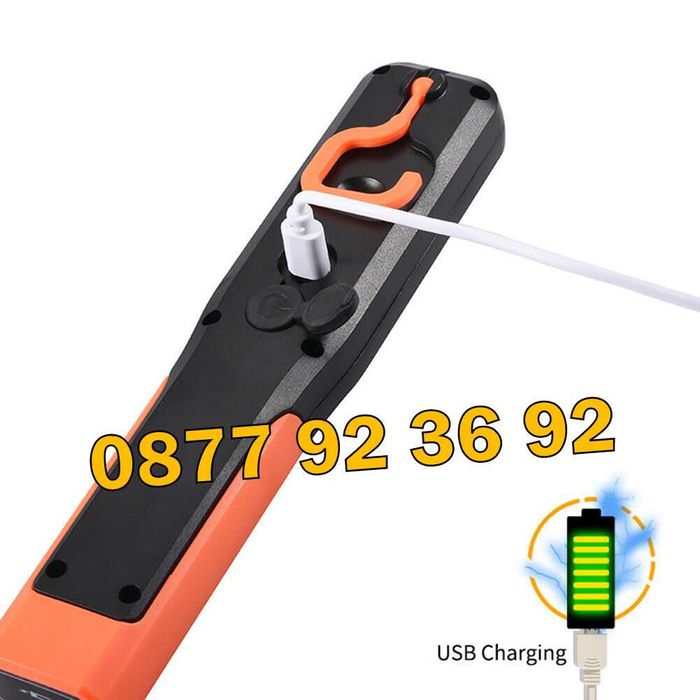 ПРОМОЦИЯ 20см LED РАБОТНА ЛАМПА С МАГНИТ прожектор лампа фенер G-998