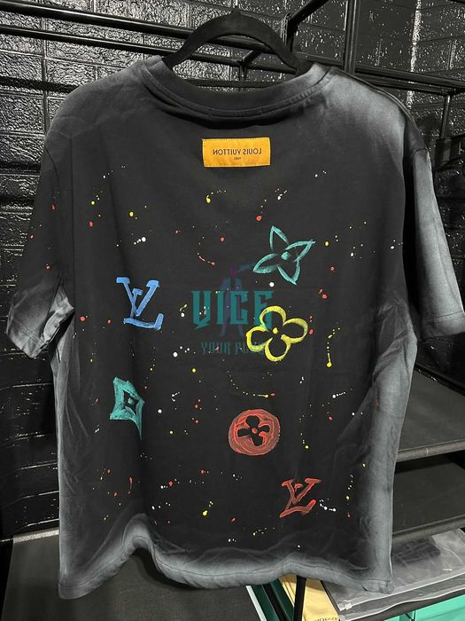 Tricou Louis Vuitton Splashed Paint [VICE YOUR PLUG]