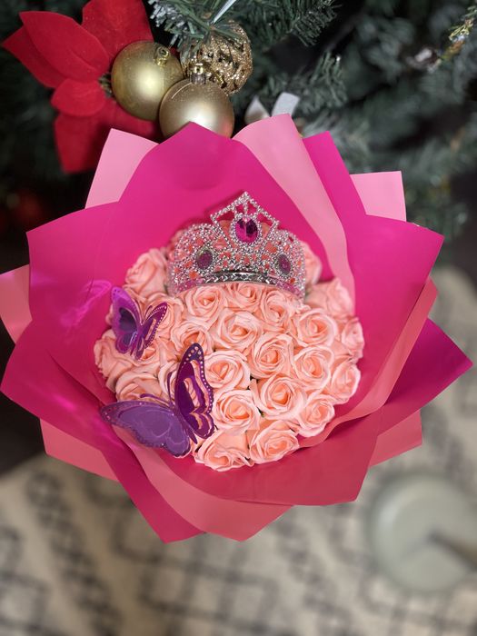 Buchet de flori din sapun