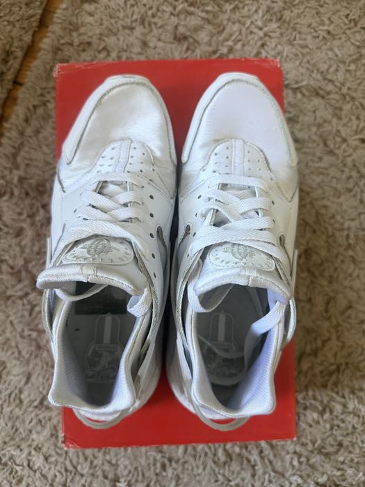Nike Air Huarache "Triple White" sneakers