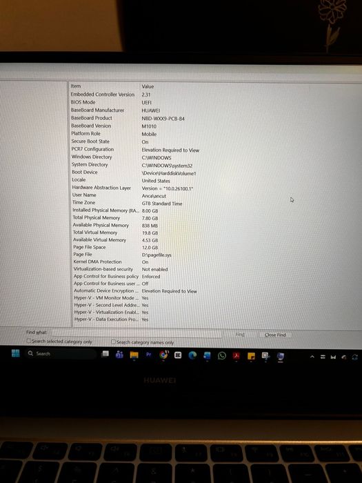 Laptop Huawei MateBook D14