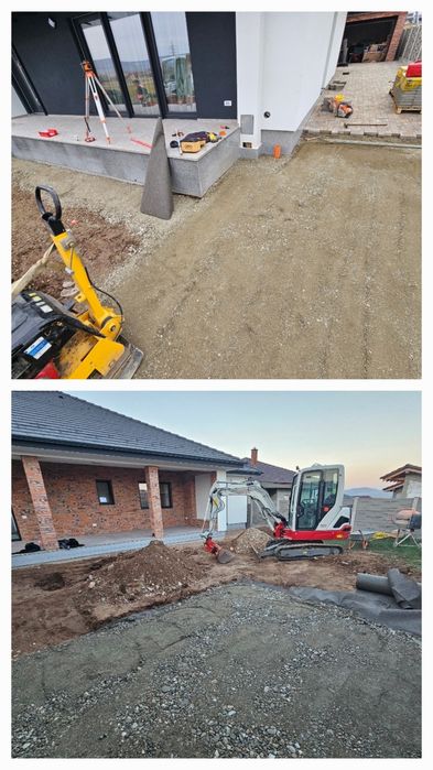 120 lei/oră Reducere! Excavator + Placă compactoare 320Kg-120 lei/oră