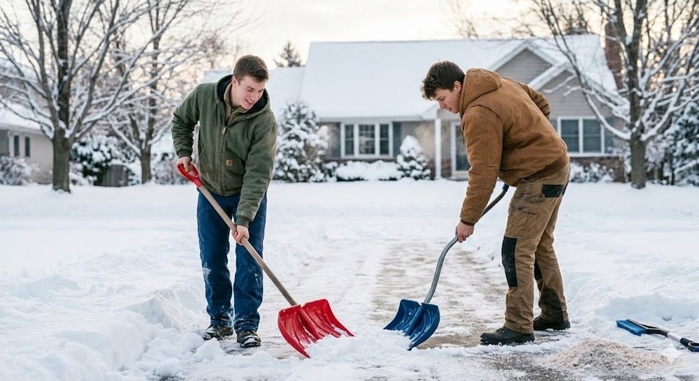 Уборка снега с территории