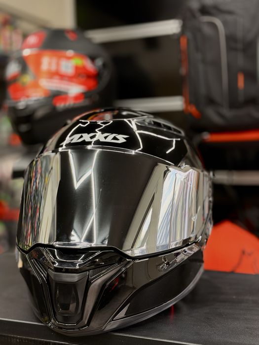 Casca Moto Axxis Panther SV NEGRU Lucios