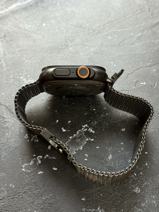 Apple Watch Ultra 2 / 49MM / Negru / Baterie 96% / Curea Titanium / Curea Trail