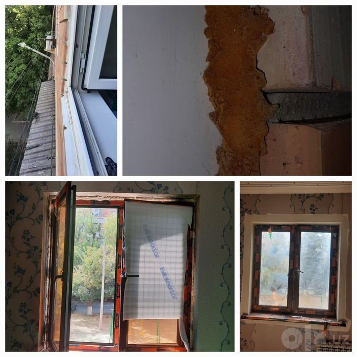 Откосы после установки окон и дверей