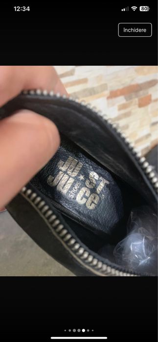 Pantofi piele stil sandale