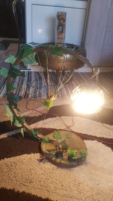 Veioza rustic facuta manual