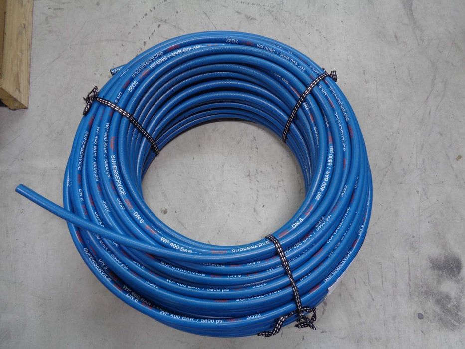 Furtun spalatorie pompe spalat industriale albastru 2SC 400 bar 155C rola 100mtr