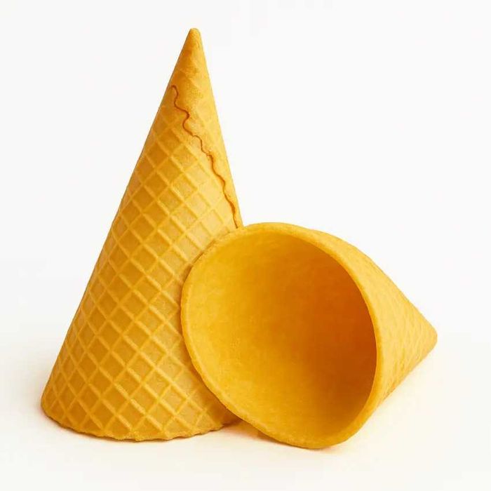 Захарни вафлени фунийки за сладолед Don Gelato | Среден и Голям Корнет