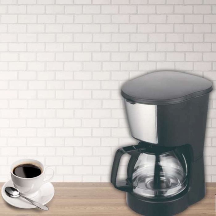 Кафеварка 600W/600мл. с каничка, черна/сиво, бяла