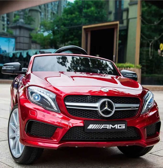 Акумулаторен джип Mercedes GLA45 12V батерия,MP3, с меки гуми