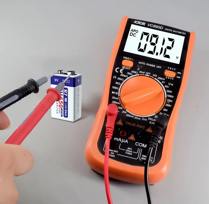 АА ААА аккумулятор батарейка Пальчик мизинчик крона 9вольт тестер 6F22