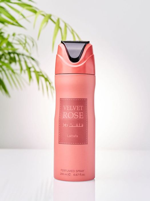 Дезодорант спрей Lattafa Velvet Rose, за жени, 200 мл