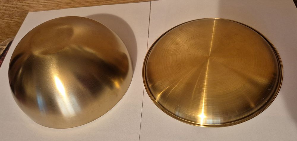 Farfurie/ bol inox auriu+diverse absolut noi
