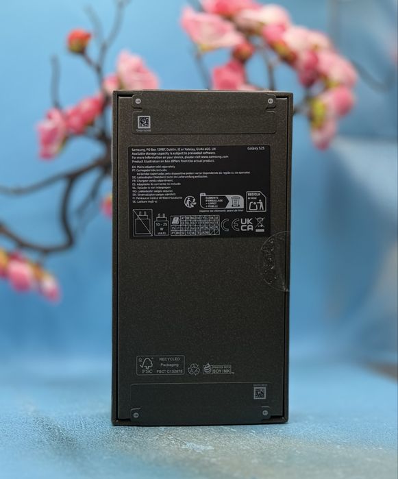 НОВ!!! Samsung Galaxy S25, 12GB RAM, 128GB, 5G, Blueblack +  адаптер