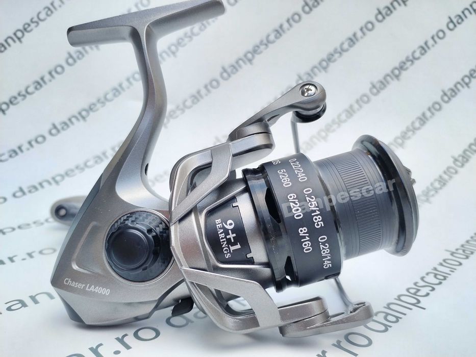 SET 4 Mulinete Feeder PRO FL CHASER LA4000 tambur Long Cast