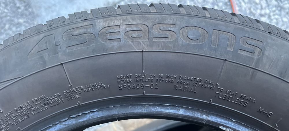 2бр 215/55/16 на 6мм с 23дот