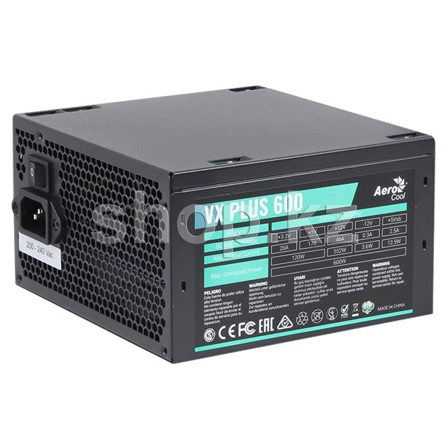 Блок питания - Aerocool VX PLUS 600W
