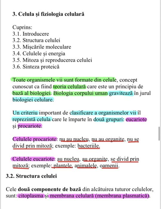 Ofer meditatii la biologie ONLINE