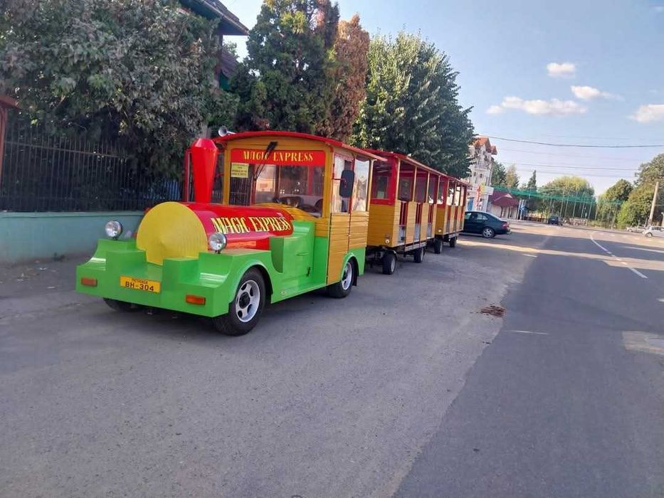 Trenuleț Turistic Diesel – 42 locuri, LED, GPS, camere