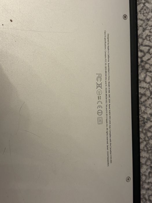 Apple MacBook Air 13″ (Mid 2012) A1466