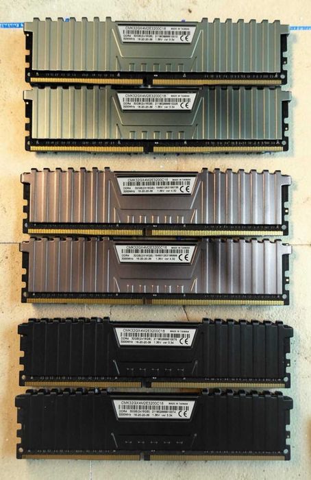 Memorii 16gb, 32gb DDR4 3200 Corsair, Kit 2 x 16GB DDR4 3200 Corsair Vengeance