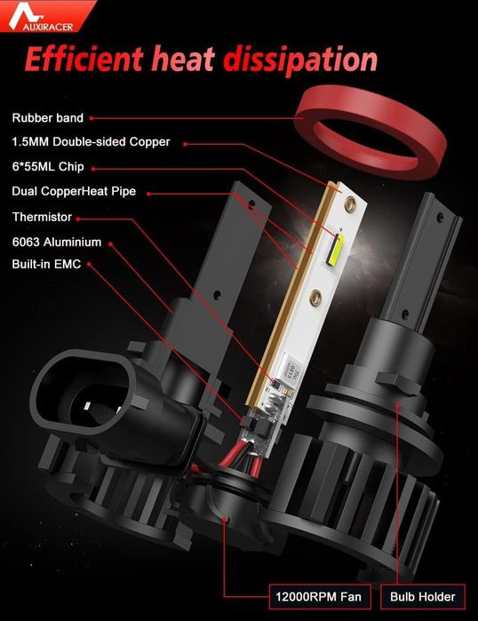 H11 Лед   крушки 110W 18000LM 6500K