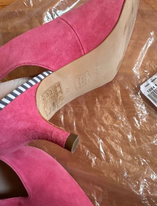 Pantofi decupati spate/sandale Gant piele 41 noi