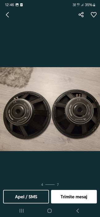 Difuzoare ca noi Eminence Sigma pro 18 a ideal pt fx 20