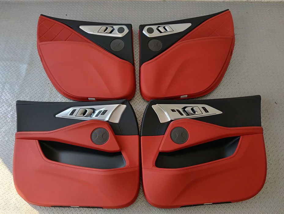 Нов салон седалки BMW XM X8 G09 Individual Leder Sakhir Orange Carbon