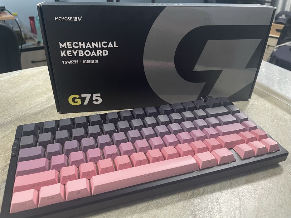 Новая Игровая клавиатура MCHOSE G75 Pro черный
